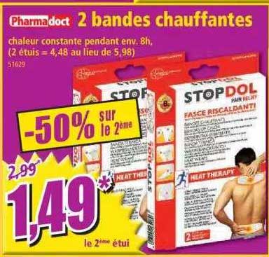 2 Bandes Chauffantes Pharmadoct