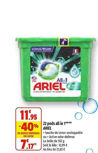 22 pods all in 1 ariel