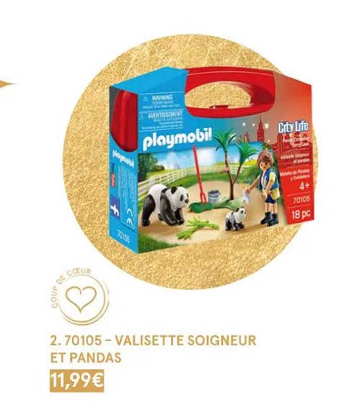 70105 - valisette soigneur et pandas