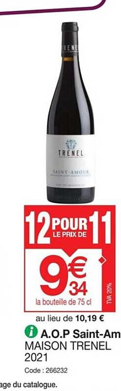 a.o.p. saint-amour maison trenel 2021