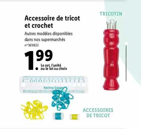 Accessoire De Tricot Et Crochet