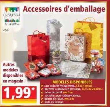 accessoires d'emballage createlli