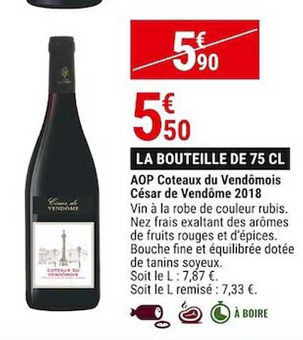 aop côteaux du vendômois césar de vendôme 2018