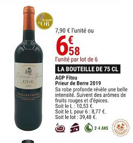 aop fitou prieur de berre 2019