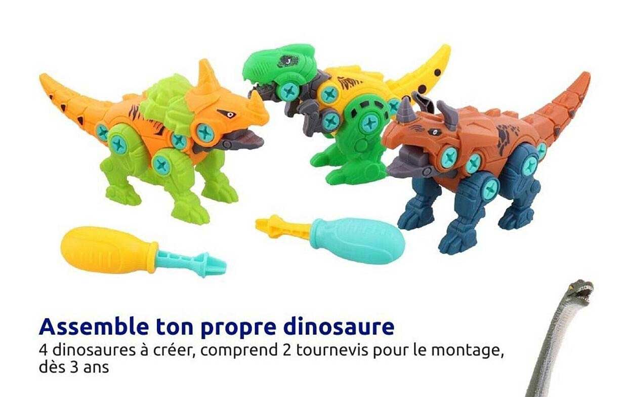 assemble ton propre dinosaure