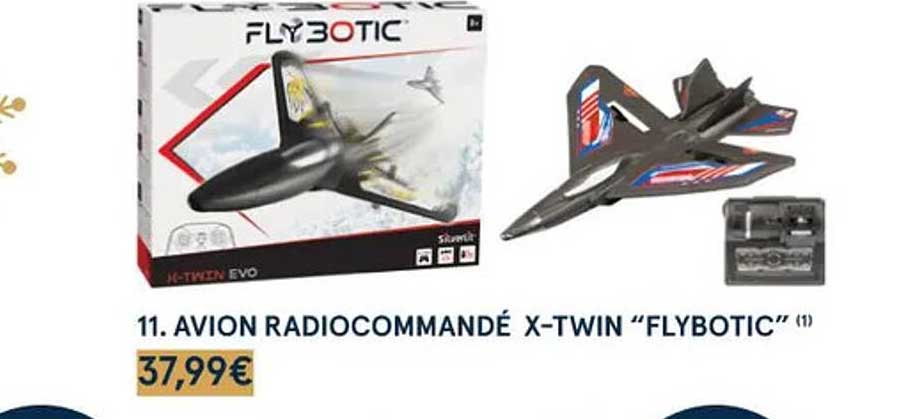 avion radiocommandé x-twin "flybotic"