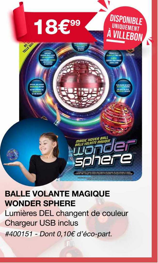 balle volante magique wonder sphere