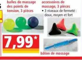 balles de massage des points de tension, 3 pièces, accessoires de massage, 3 pièces