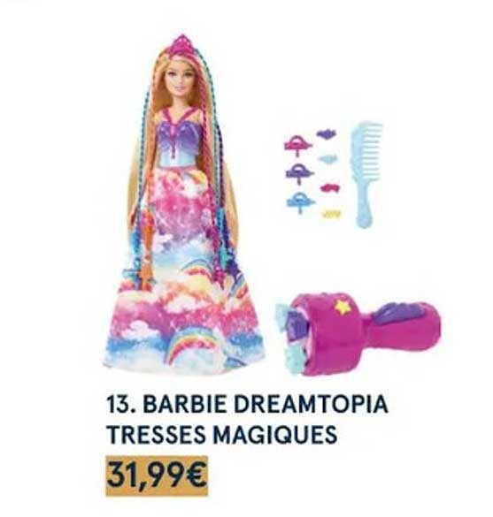 barbie dreamtopia tresses magiques