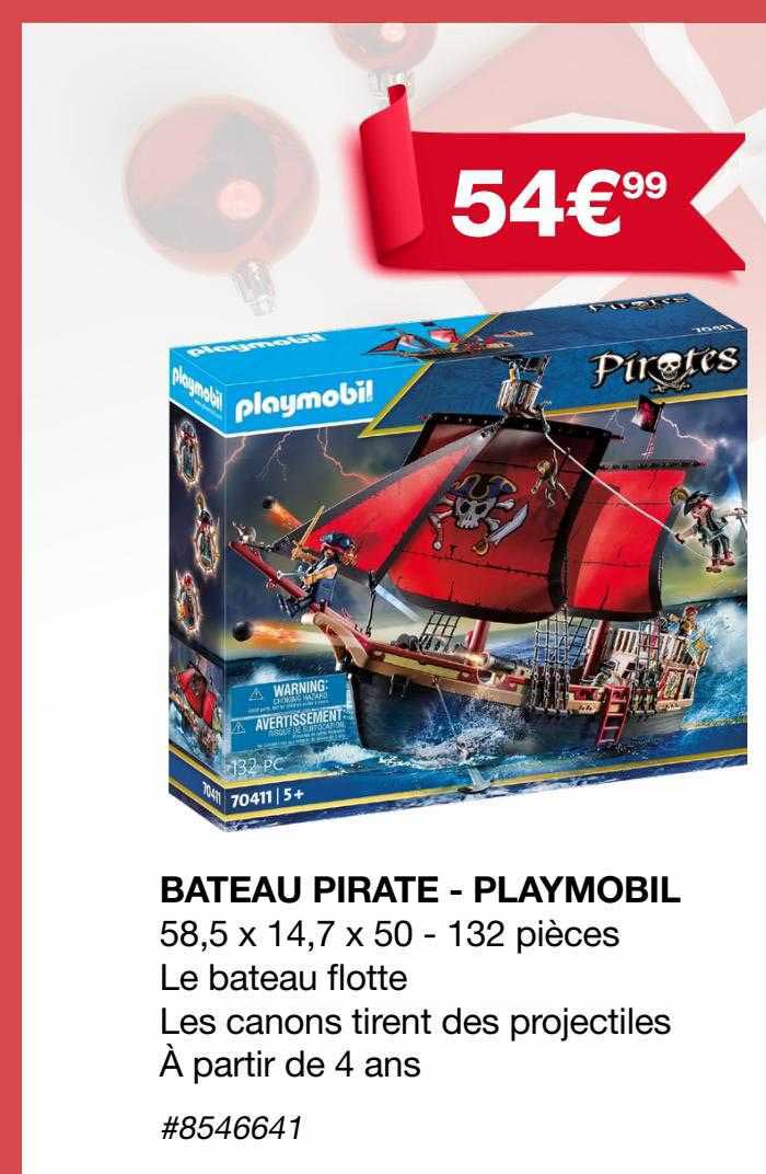 bateau pirate - playmobil