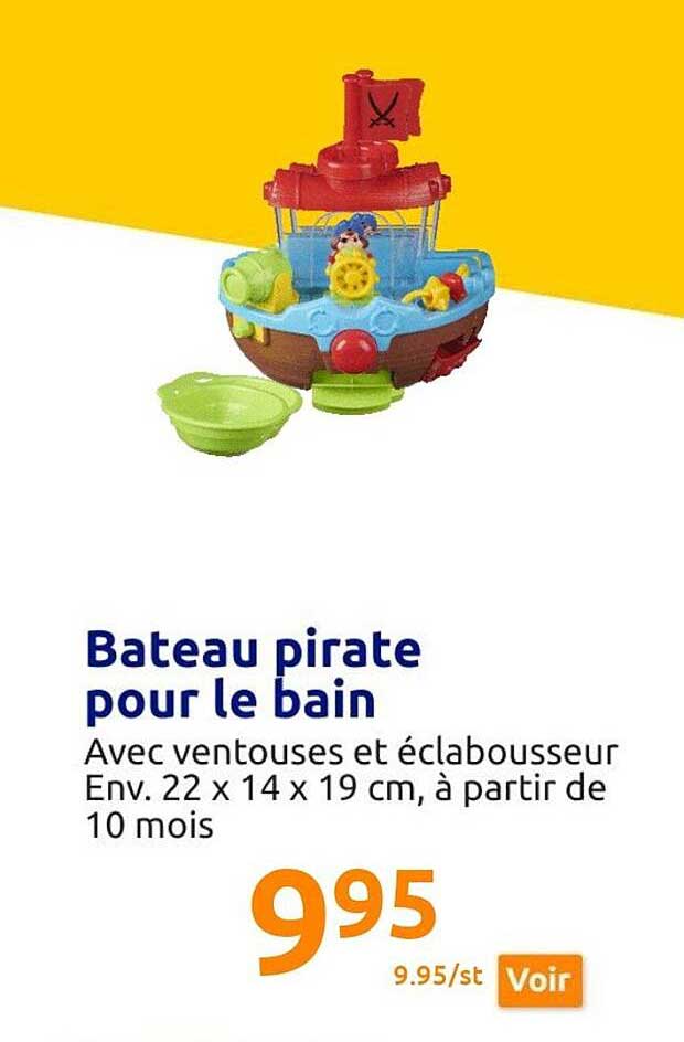 bateau pirate pour le bain