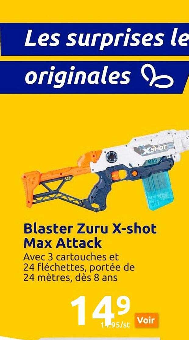 blaster zuru x-shot max attack