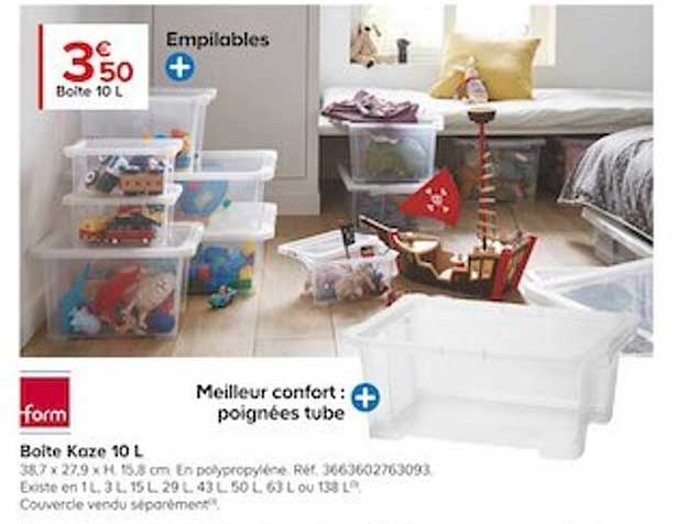 boîte 10l kaze form