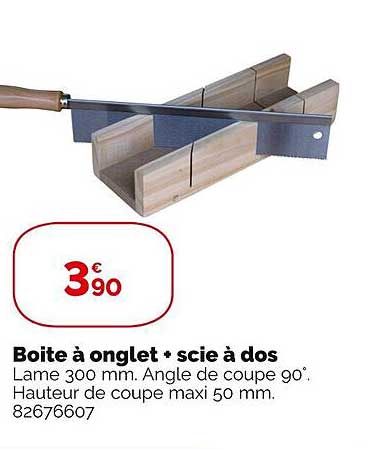 Boîte à Onglet + Scie à Dos