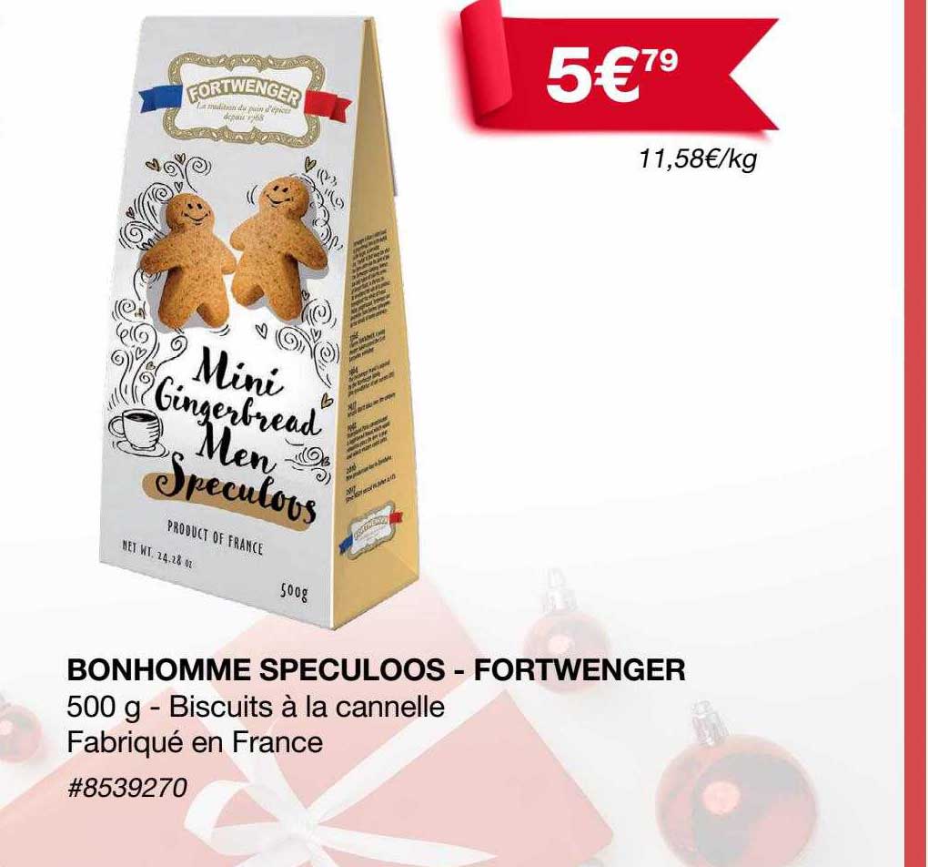 bonhomme speculoos - fortwenger