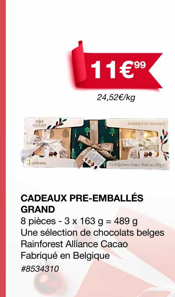 Cadeaux Pre-emballés Grand