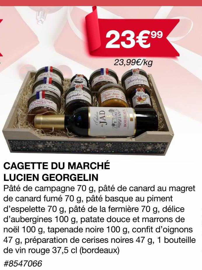 cagette du marché lucien georgelin