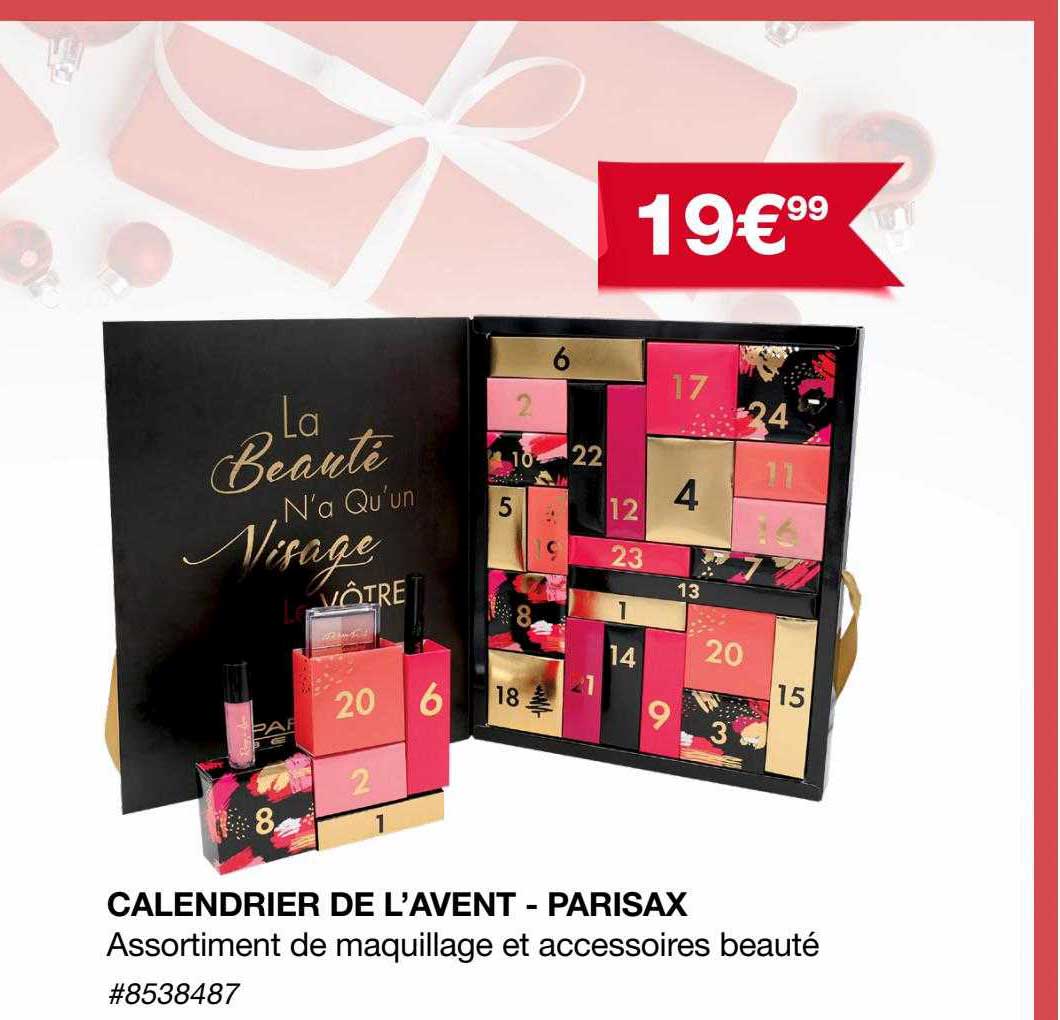 calendrier de l'avent - parisax