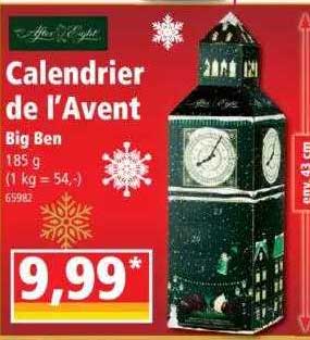 calendrier de l'avent big ben