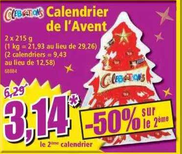 calendrier de l'avent celebrations
