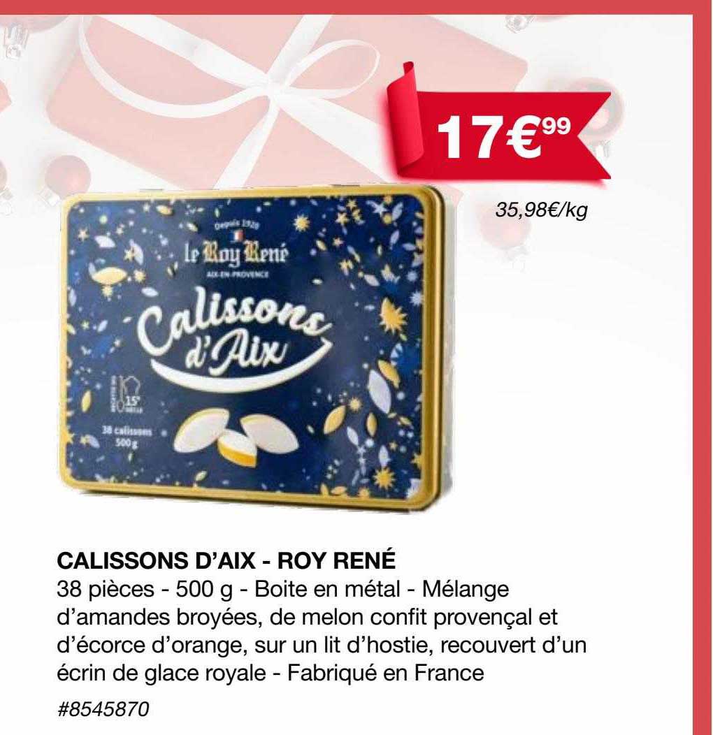 calissons d'aix - roy rené