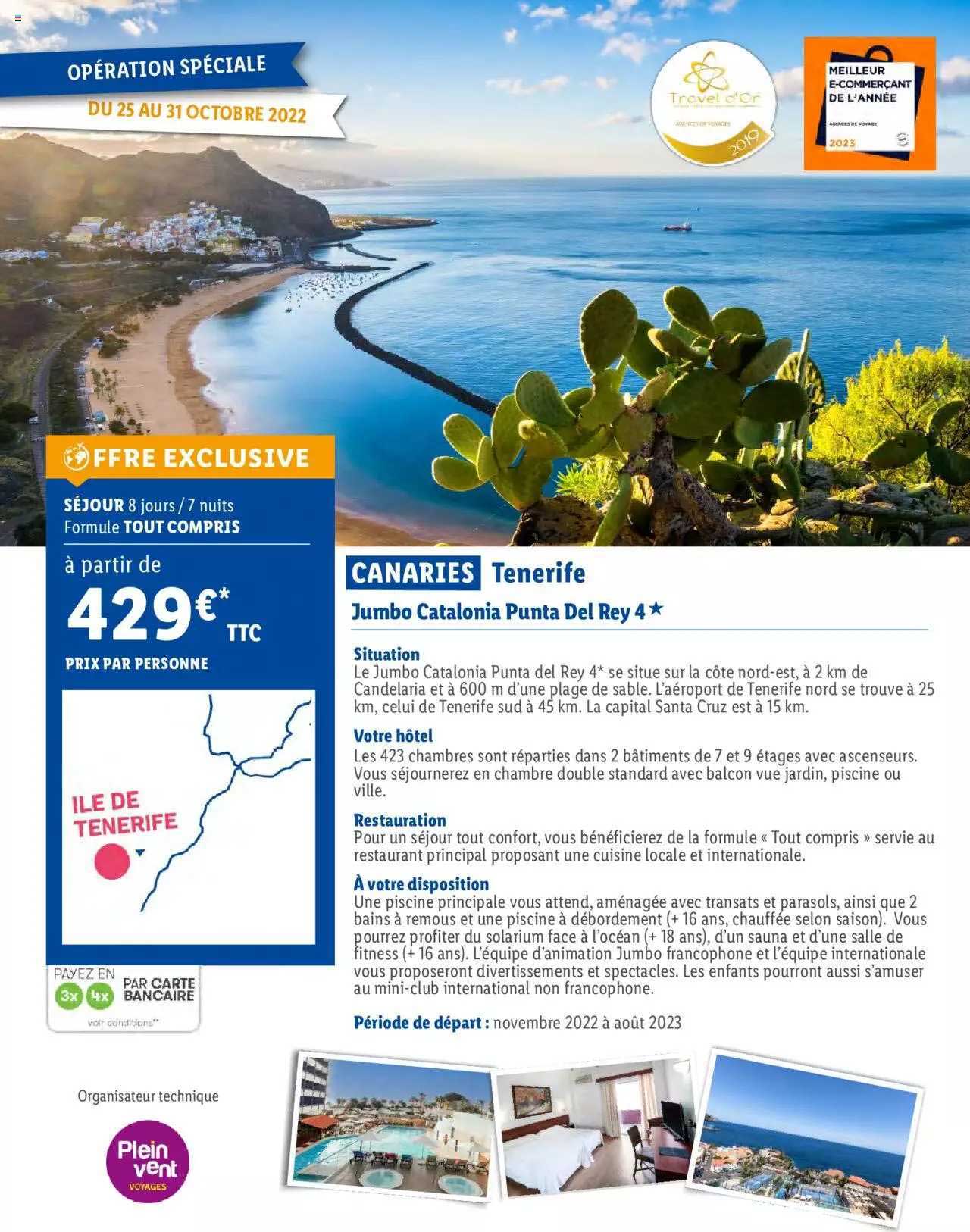 canaries : jumbo catalonia punta del rey 4*