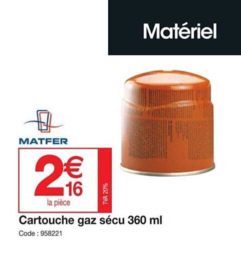 cartouche gaz sécu 360 ml