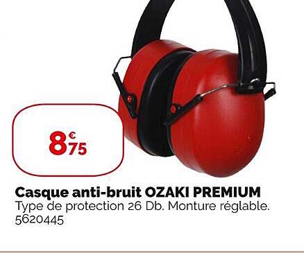 Casque Anti-bruit Ozaki Premium