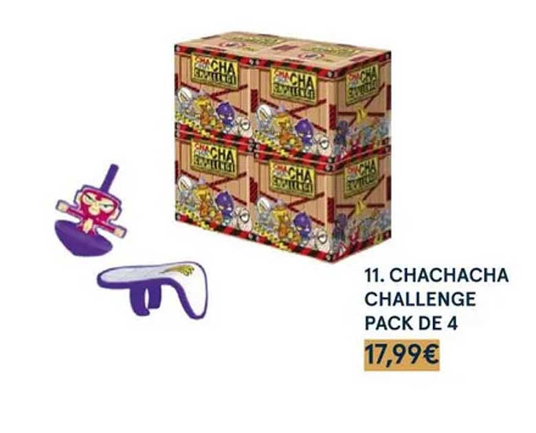 chachacha challenge pack de 4
