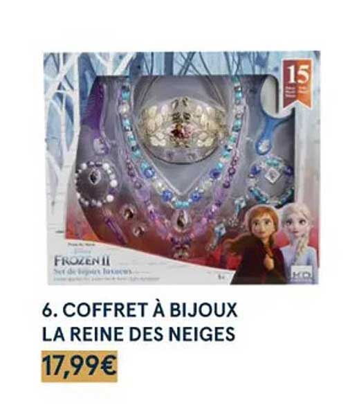 Coffret à Bijoux La Reine Des Neiges