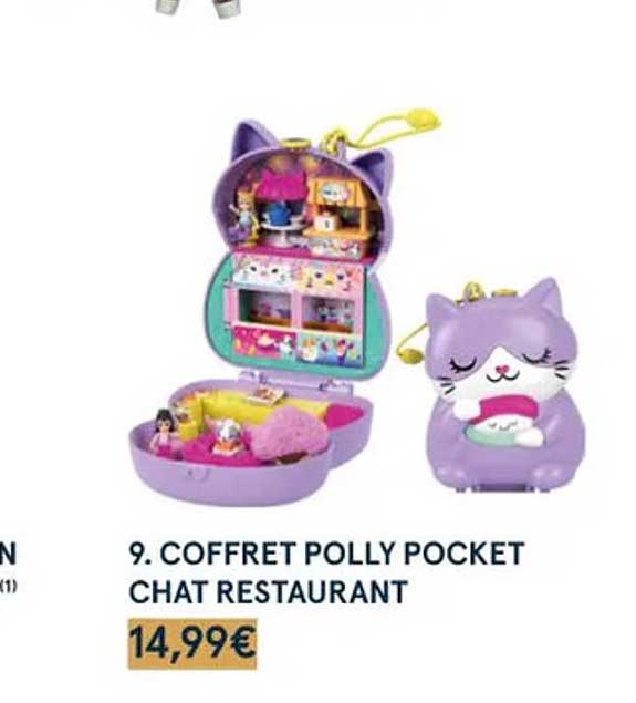 coffret polly pocket chat restaurant