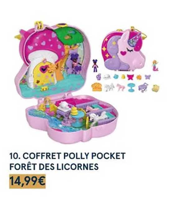 coffret polly pocket forêt des licornes