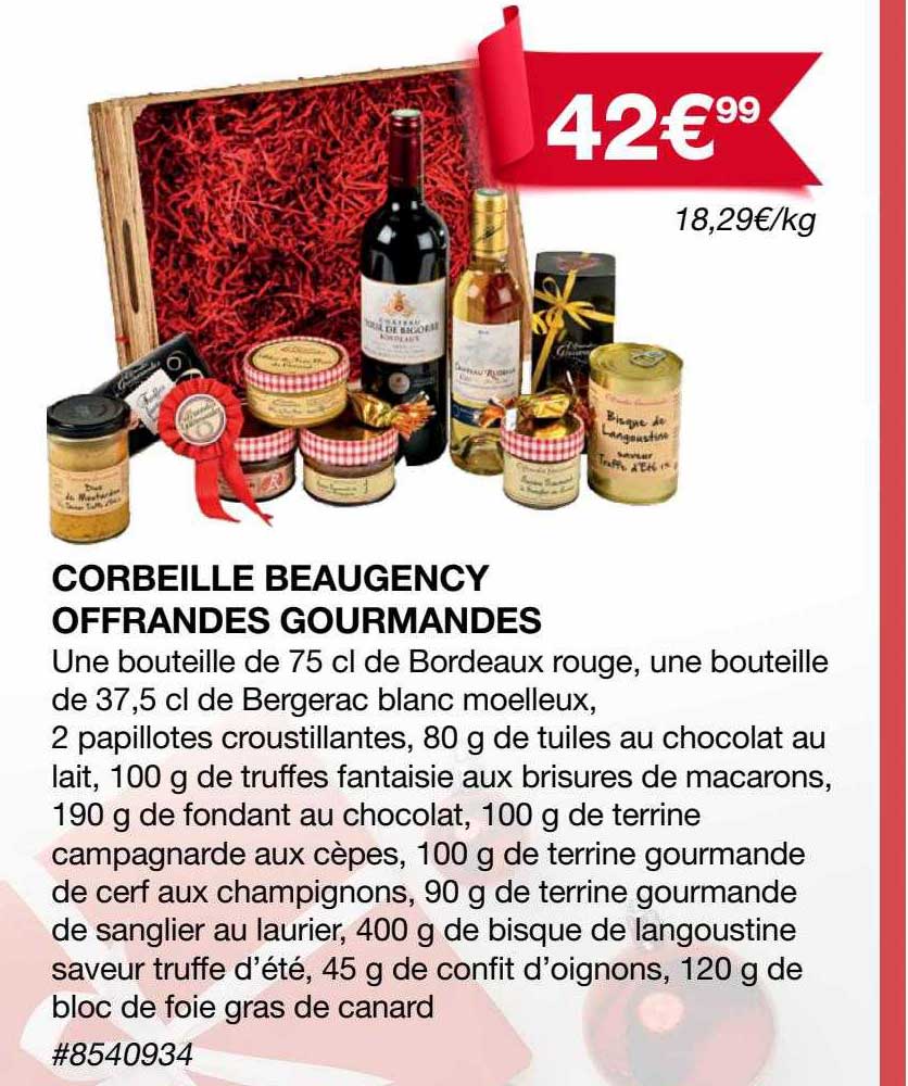 corbeille beaugency offrandes gourmandes