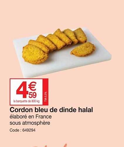 Cordon Bleu De Dinde Halal