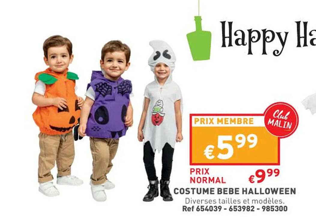 costume bébé halloween