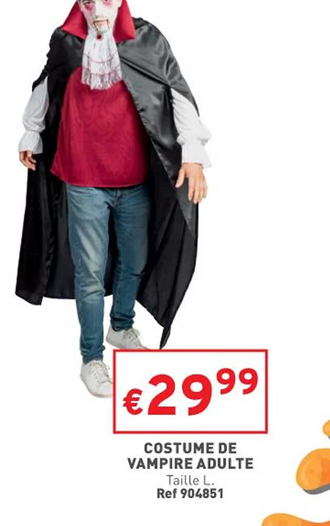 costume de vampire adulte