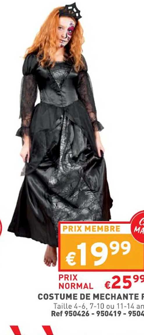 costume méchante reine