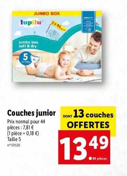 Couches Junior Lupilu