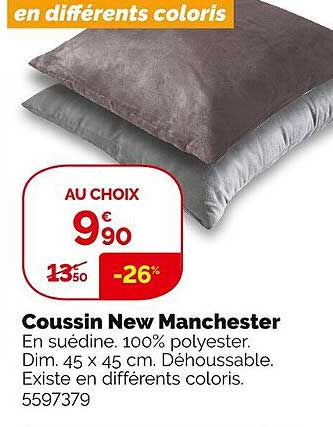 coussin new manchester
