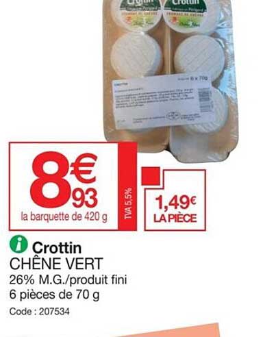 Crottin Chêne Vert