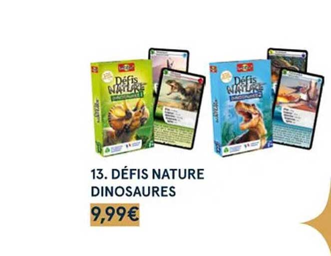 défis nature dinosaures
