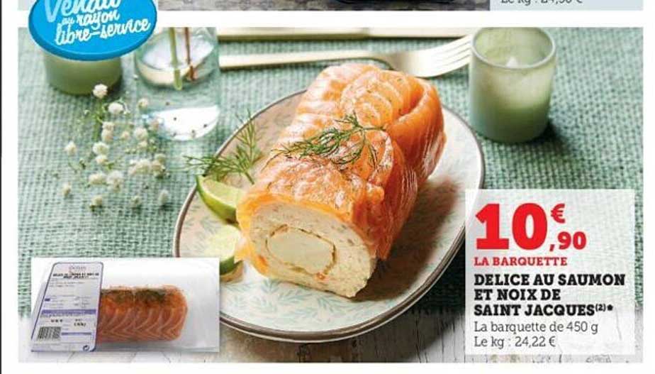 délice au saumon et noix de saint jacques