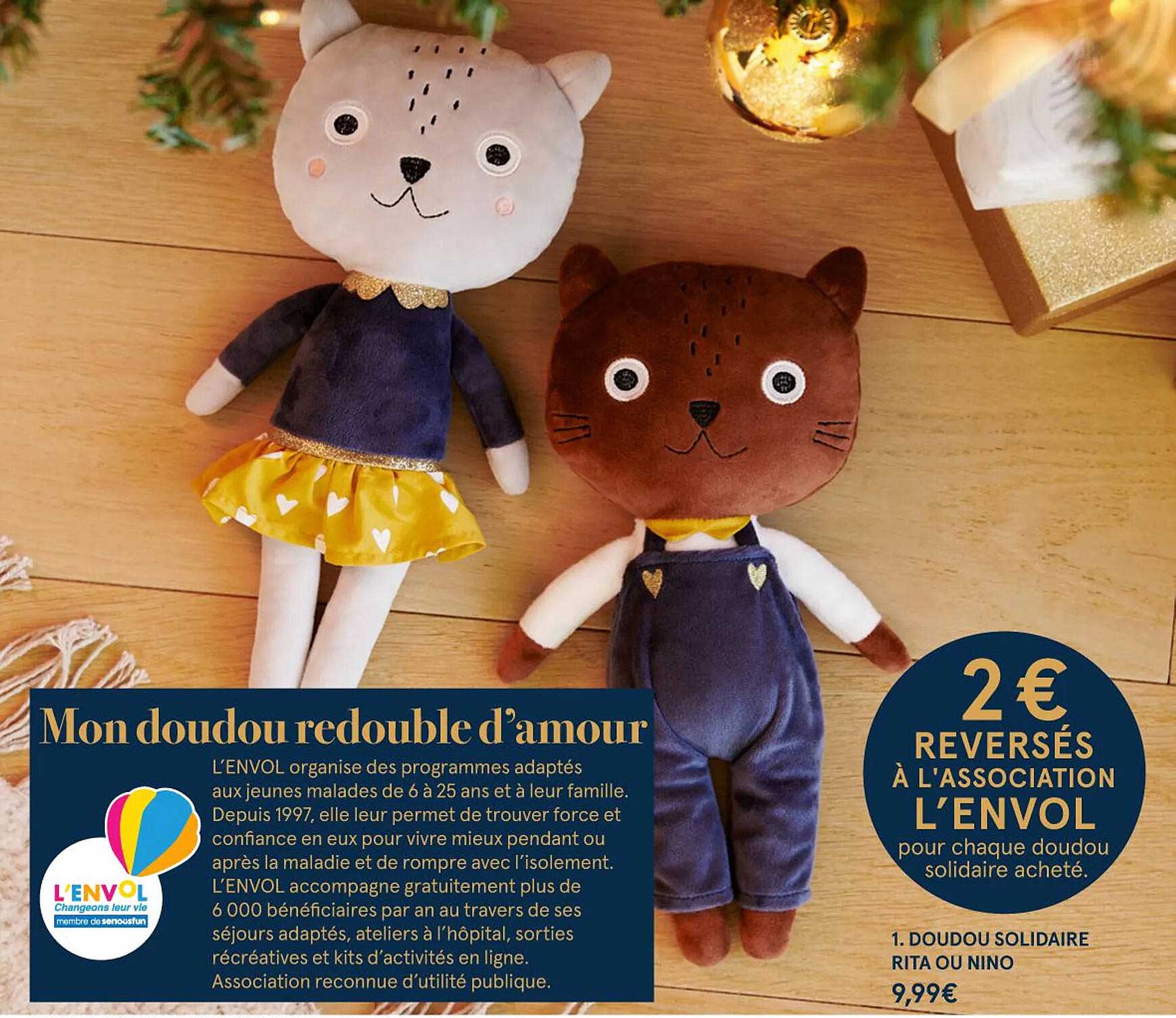 doudou solidaire rita ou nino