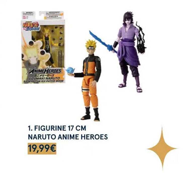 figurine 17 cm naruto animé heroes