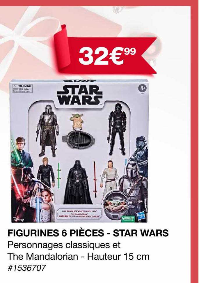 figurines 6 pièces - star wars
