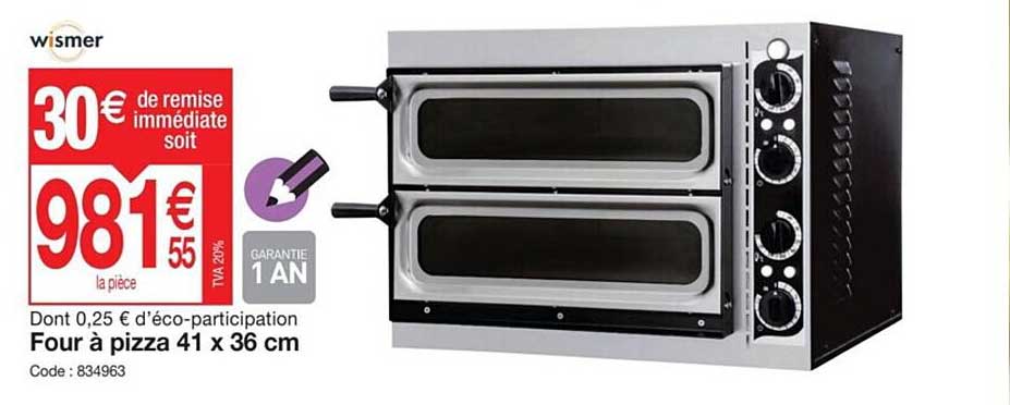 Four à Pizza 41 X 36 Cm