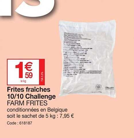 Frites Fraîches 10-10 Challenge