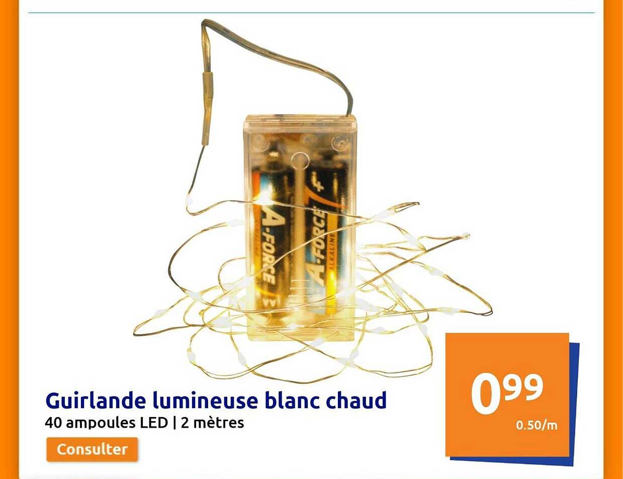 Guirlande Lumineuse Blanc Chaud