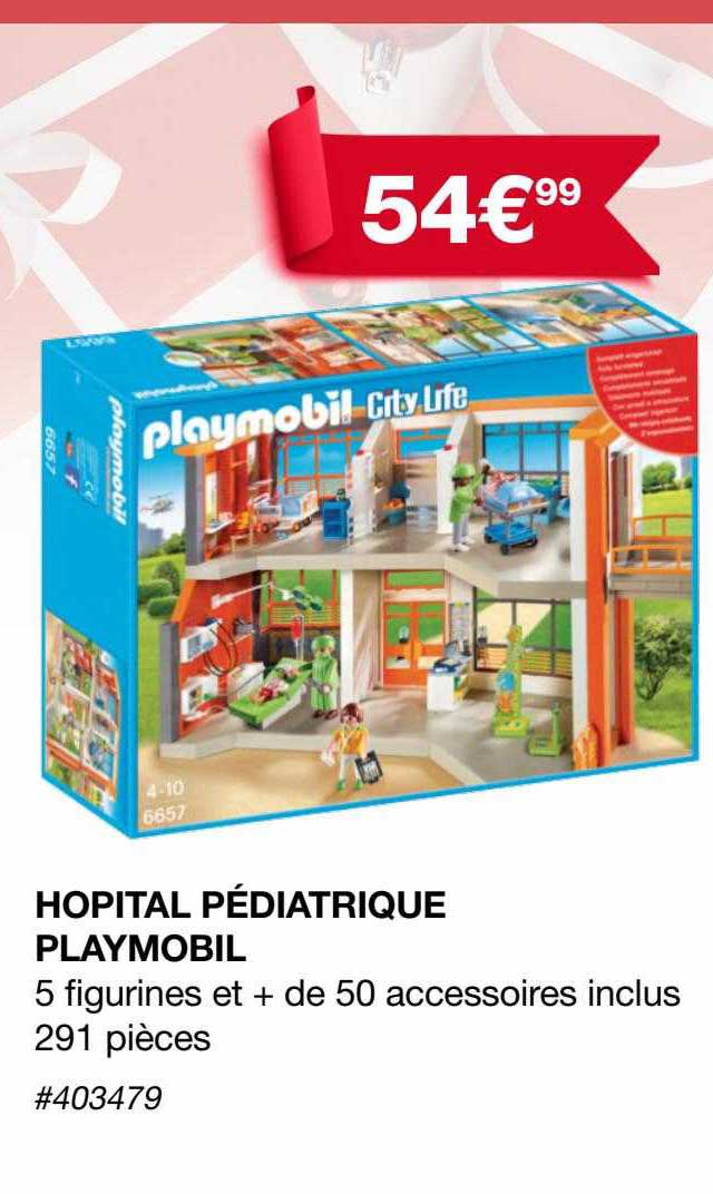 hôpital pédiatrique playmobil