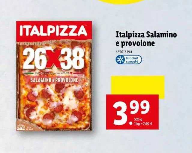 italpizza salamino e provolone
